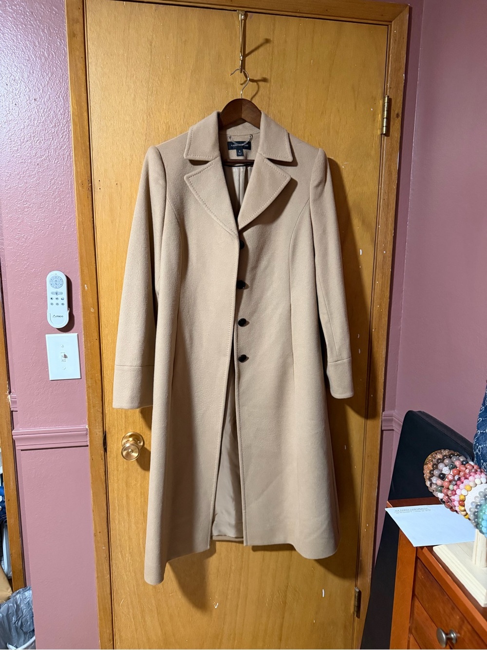 NWOT Katherine Kelly 100% Wool Coat